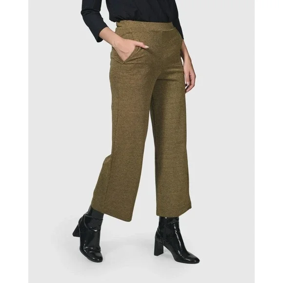 NEW Alembika Essential Cropped Pants Honey Womens 6-8 - Picture 2 of 16